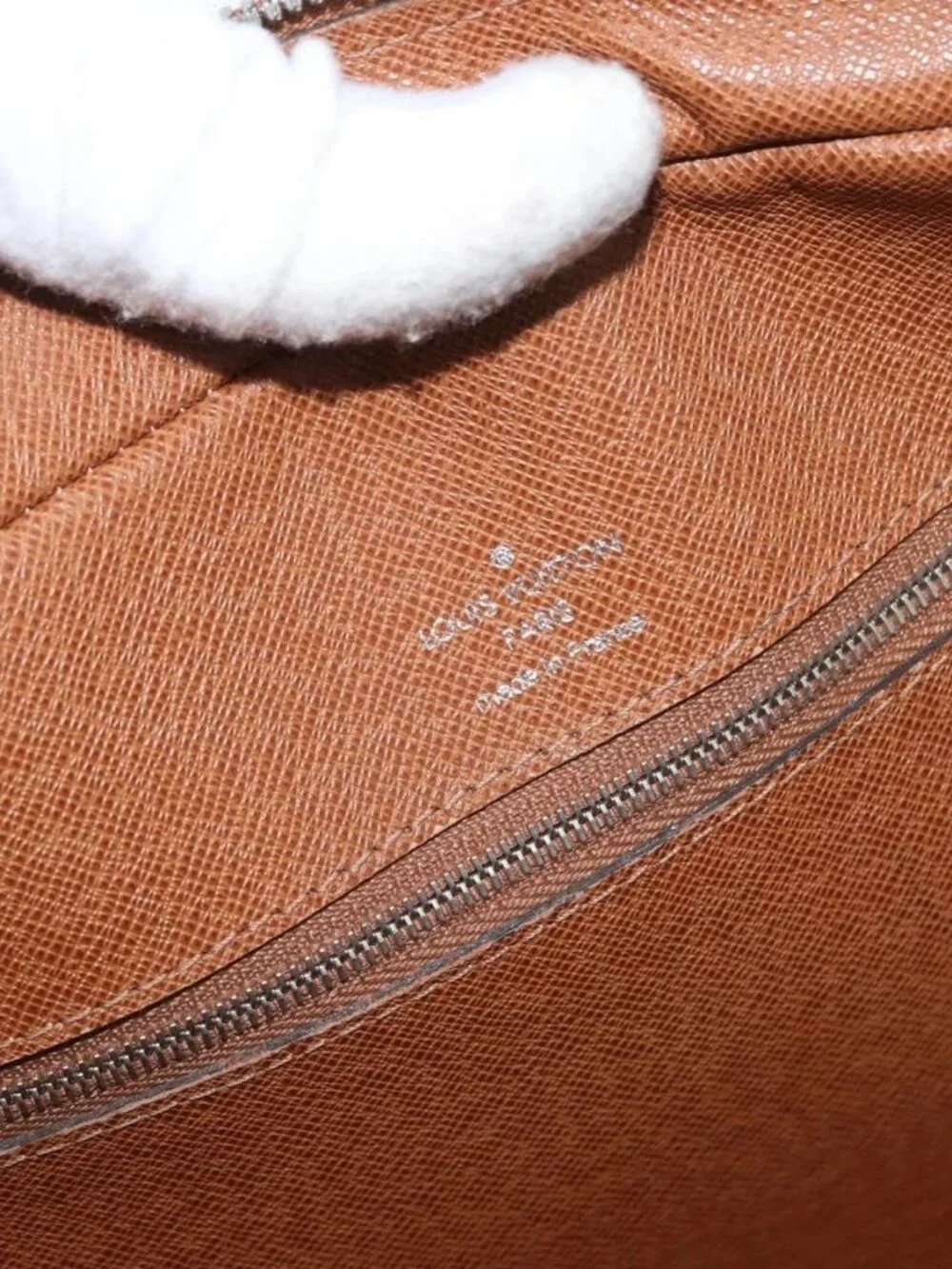 LOUIS VUITTON Epi Porte Documents Voyage Business Bag Brown